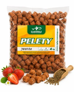 Pelety jahoda 18mm 4kg