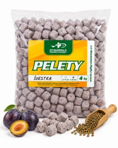 Pelety švestka 18mm 4kg