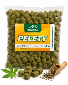 Pelety 14mm Konopí 4kg
