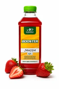 Booster na boilie Rybářská pohotovost – Jahoda 0,7 l