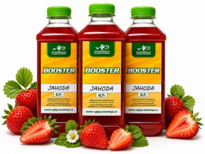 Booster na boilie Rybářská pohotovost – 3x Jahoda 0,7 l