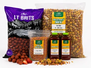 Kaprový set Jahoda 24 mm – 10 kg boilies + 10 kg pelet